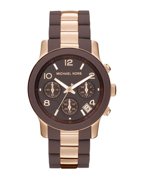 michael kors watch brown and gold|Michael Kors small gold watch.